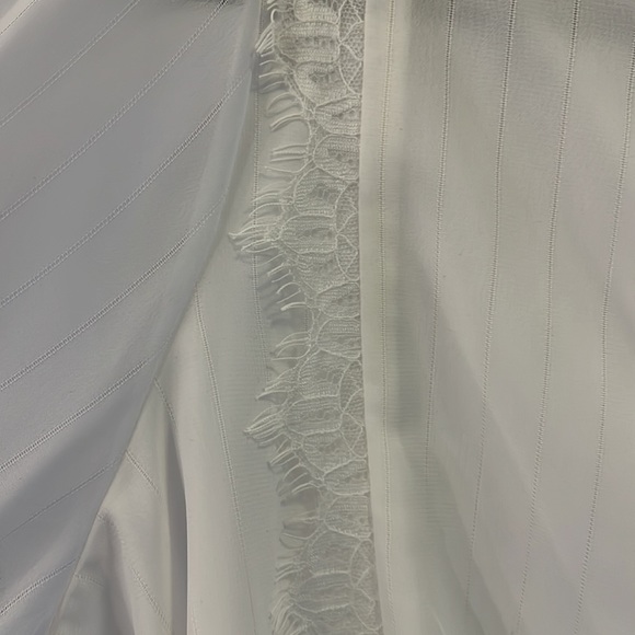 WAYF front tie button front blouse - Picture 6 of 6